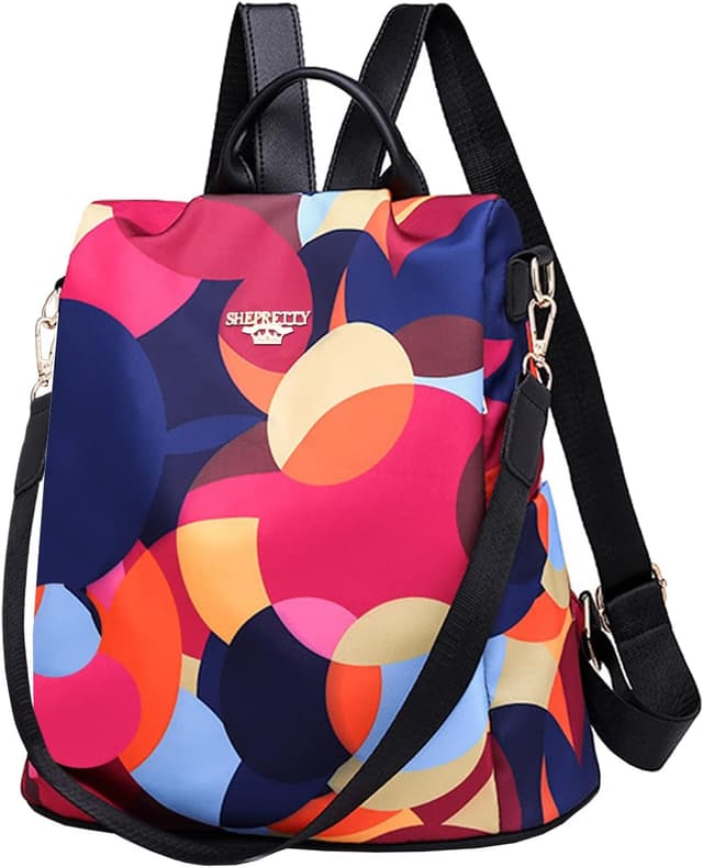 Detalle de shepretty Zaino Donna Borsa in pelle/ tessuto Oxford impermeabile casual