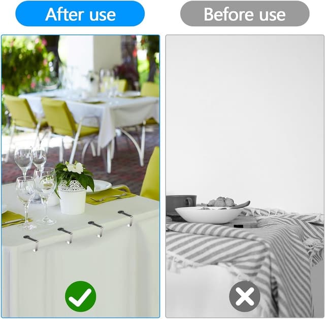 Thumbnail 3 de GlasFlength Sujeta Manteles 12Piezas