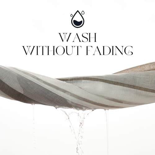 Thumbnail 4 de Topfinel Voile Marrón con Ösen - Cortina Infantil y Sala 🏡