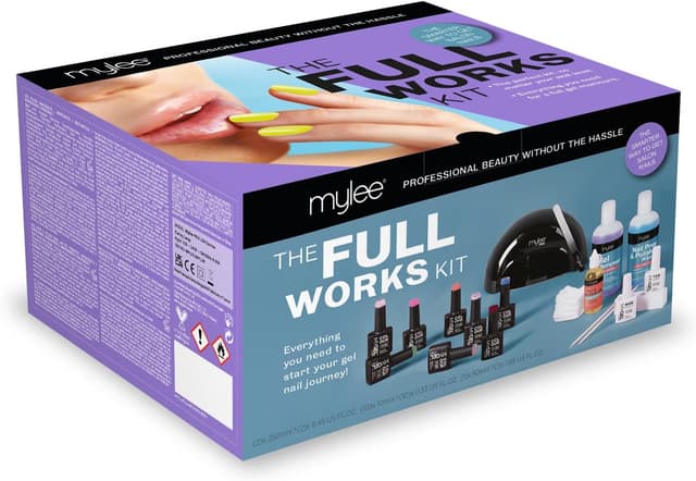 Detalle de Mylee The Full Works manicure gel, 8 smalti