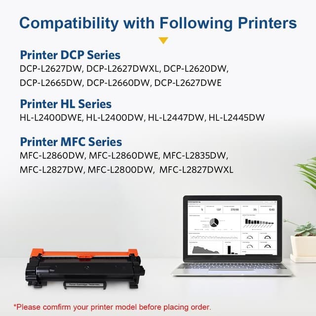 Detalle 2 de TN2510XL black toner, 3000 page yield