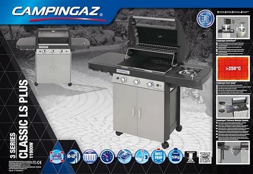 Thumbnail 7 de Campingaz 3 Series Classic LS Plus Barbacoa a gas 11,9 kW