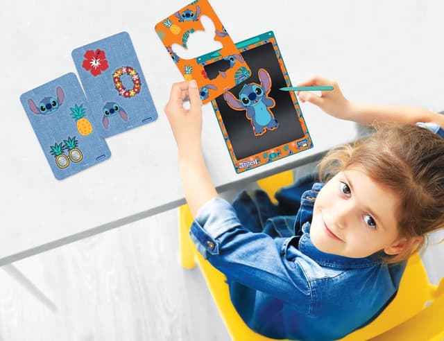 Thumbnail 4 de LEXiBOOK CRT10D Stitch Magic Slate A4 art pad 🎨