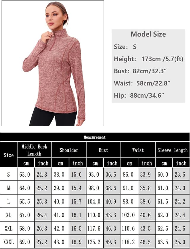 Thumbnail 6 de Terecey Tee Shirt Sport femme à manches longues avec zip 1/4