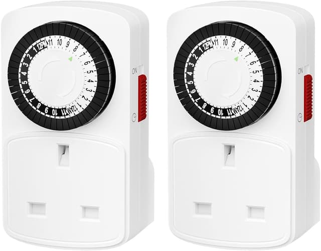 Detalle 2 de HBN 24 Hour Plug Timer 30 min 2-pack