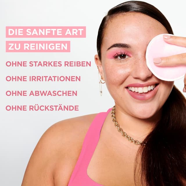 Detalle de Garnier SkinActive Mizellen Reinigungswasser mit Rosenwasser (All-in-1) – 1 x 700 ml