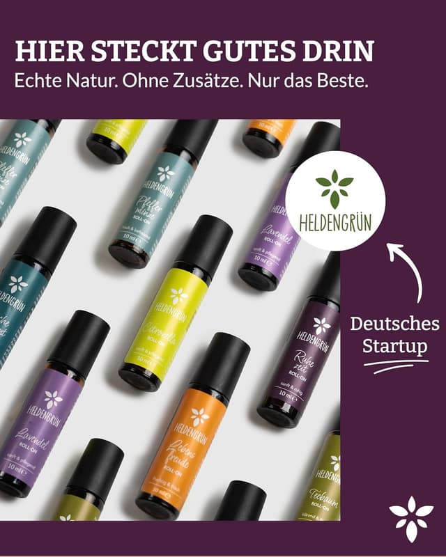 Detalle 2 de Heldengrün Ruhezeit BIO Roll-On Anti-Stress