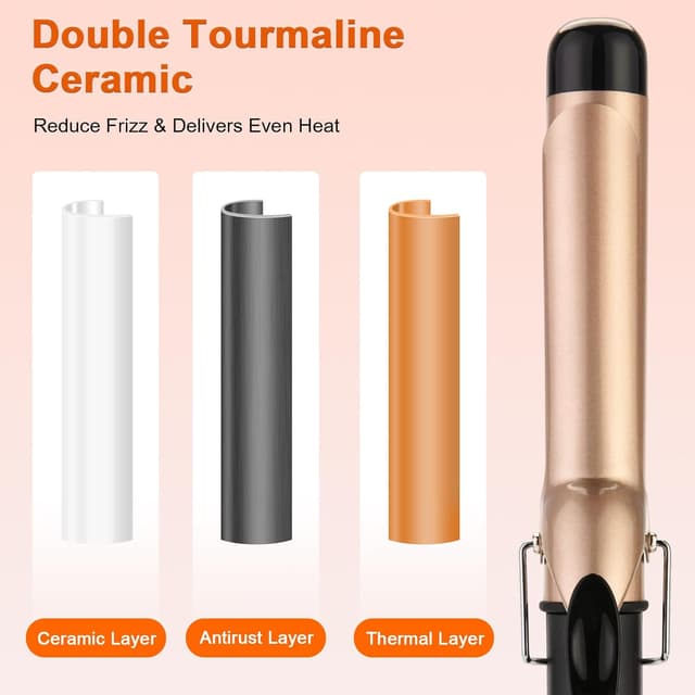 Detalle 2 de 32mm Tourmaline ceramic curling tong