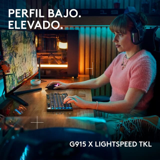 Detalle 2 de Logitech G915 X LIGHTSPEED TKL teclado mecánico inalámbrico