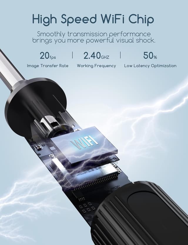 Thumbnail 5 de Qimic WiFi Ohrreiniger Otoskop 1080P