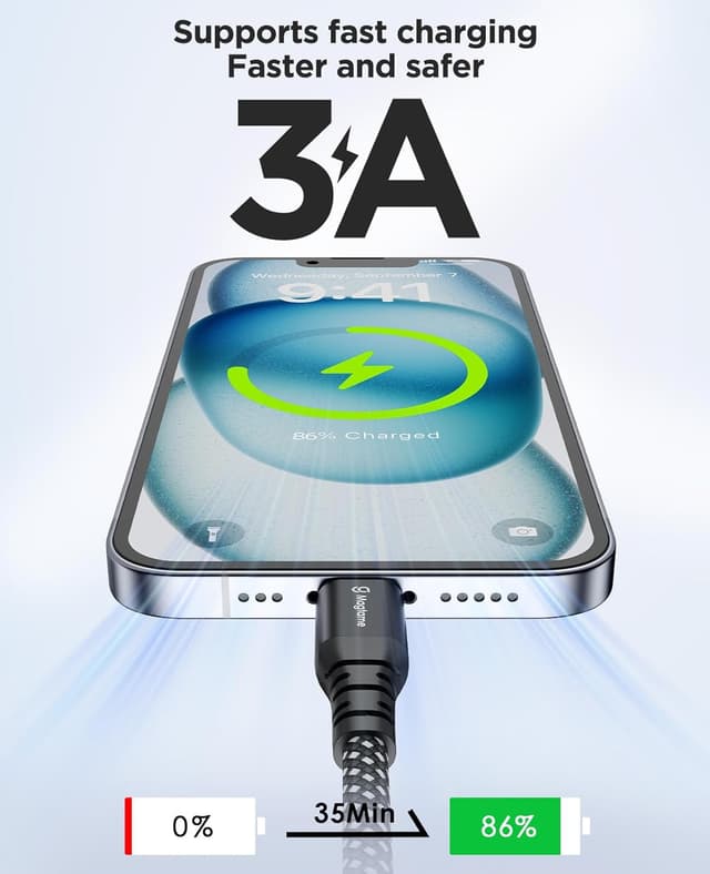 Detalle de Magtame Magnetic USB C Cable 1m — coiled fast-charge cable