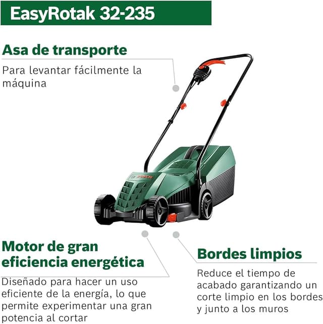 Thumbnail 1 de Bosch EasyRotak 32-235 cortacésped 32 cm, 1.200 W 🌱