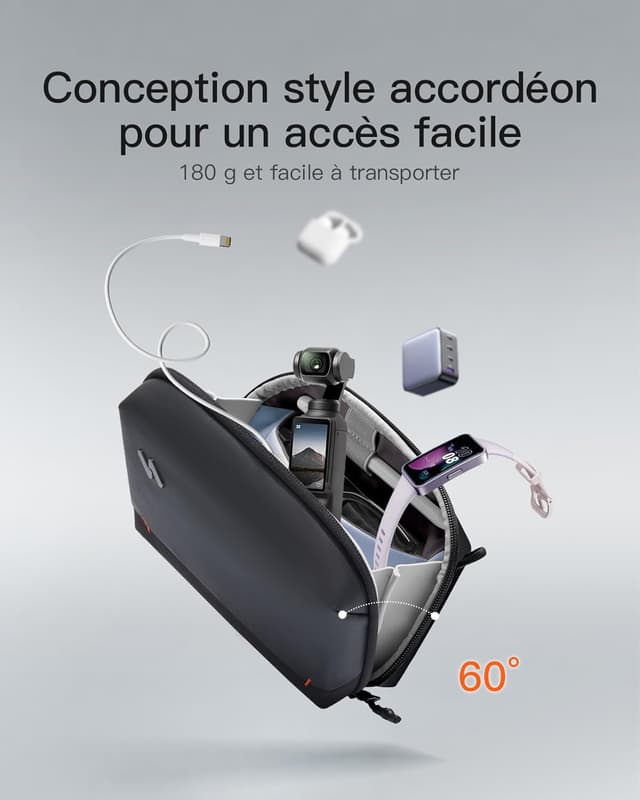 Thumbnail 3 de Inateck Pochette Organiseur 2 L pour accessoires
