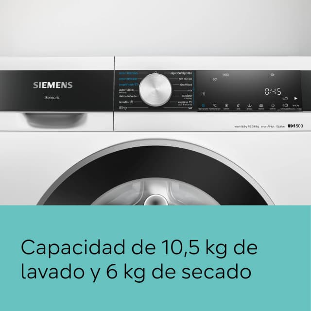 Detalle 2 de Siemens WN44G2A0ES lavadora secadora 10 kg