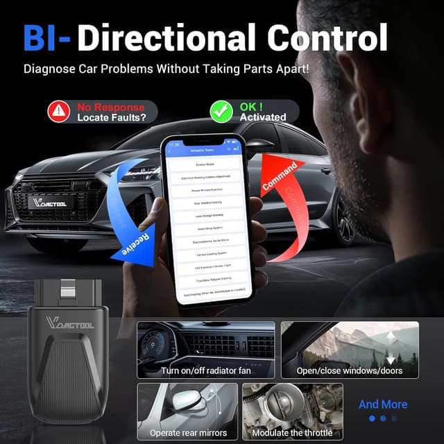 Detalle de VDIAGTOOL D200 OBD2 Diagnosegerät Bluetooth