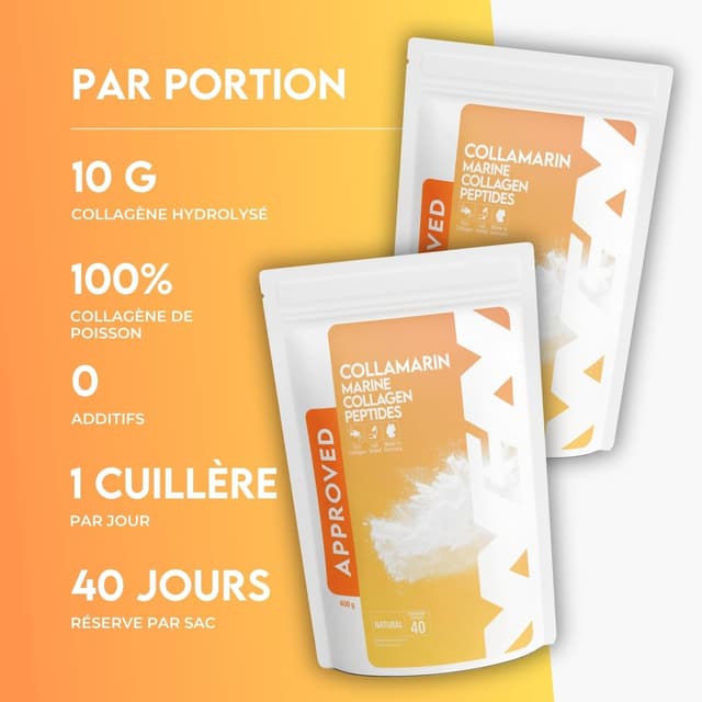 Thumbnail 2 de WFN Approved Collamarin Collagène marin 400g