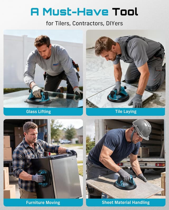 Detalle 2 de SEESII Fliesenrüttler Akku Kombi 10 Gänge