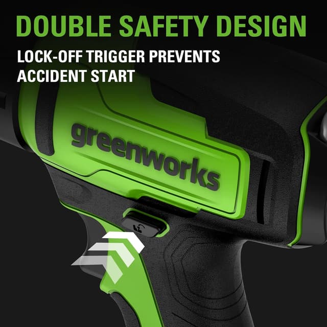 Detalle de Greenworks G24HG Cordless Heat Gun (Hot Air Gun) with Fast 9-Second Heat-Up