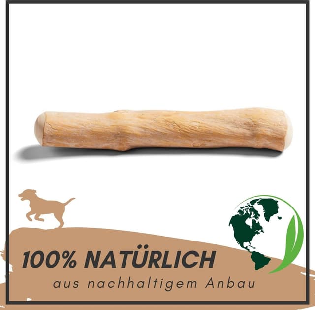 Detalle de Supravit natürlicher Kauknochen aus Kaffeeholz für Welpen XS – Kaustab Kauholz für langanhaltenden Kauspaß