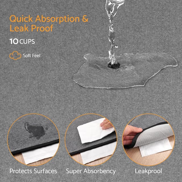 Detalle de Maxetodo set da 2 traverse lavabili 80 x 92 cm per cani e gatti, assorbenti e antiscivolo