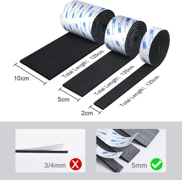 Thumbnail 2 de Vicloon Furniture Pad felt floor protectors 120x10x0.5cm