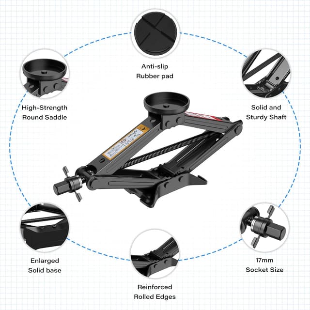 Thumbnail 3 de IMAYCC Wagenheber 2.5T Scherenheber