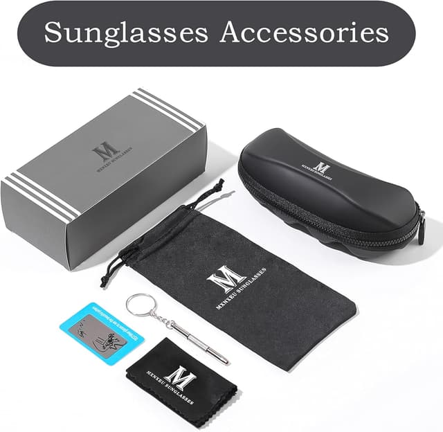 Thumbnail 6 de MXNXEU Sonnenbrille Herren Fahrerbrille polarisiert UV400 – Outdoor Vintage Unisex