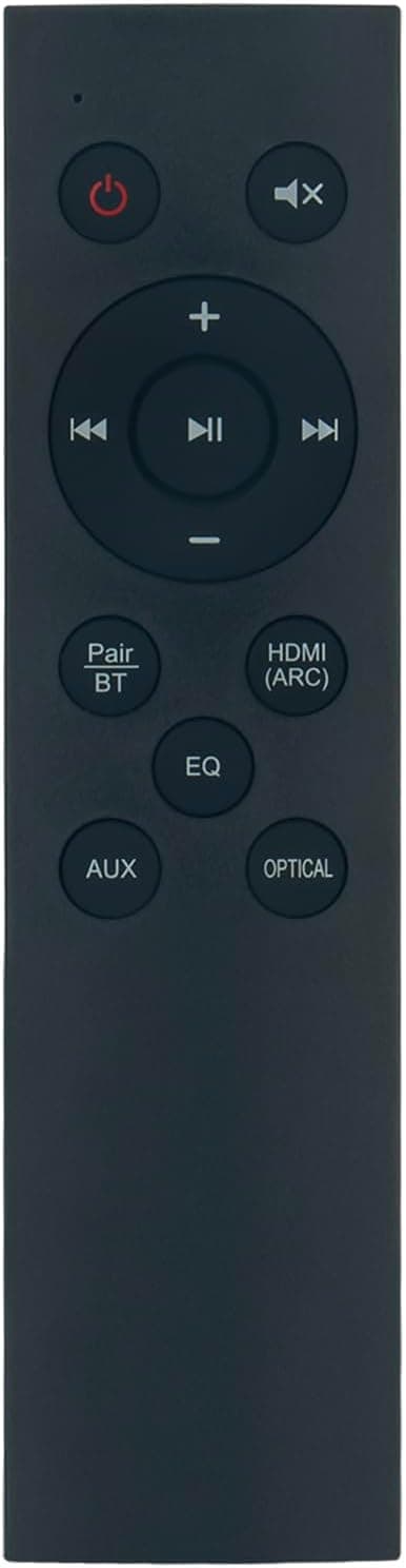 Detalle de VINABTY replacement soundbar remote control for compatible Philips TAB5305 and TAB5105 models