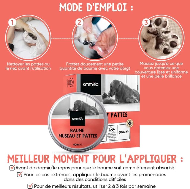 Thumbnail 5 de Baume coussinet 60ml Protection pattes 🐾