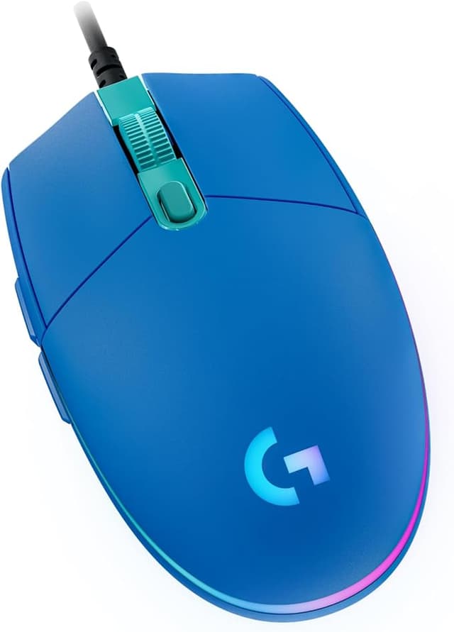 Detalle de Logitech G203 LIGHTSYNC Ratón Gaming RGB, 8,000 DPI, Azul 🖱
