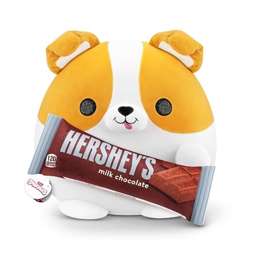 Detalle de Snackles Corgi Plush (Hershey's Milk Chocolate) - Súper Suave