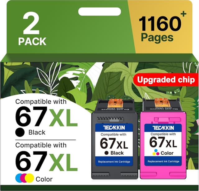 Detalle de HP 67XL Ink Cartridge Combo Pack 2
