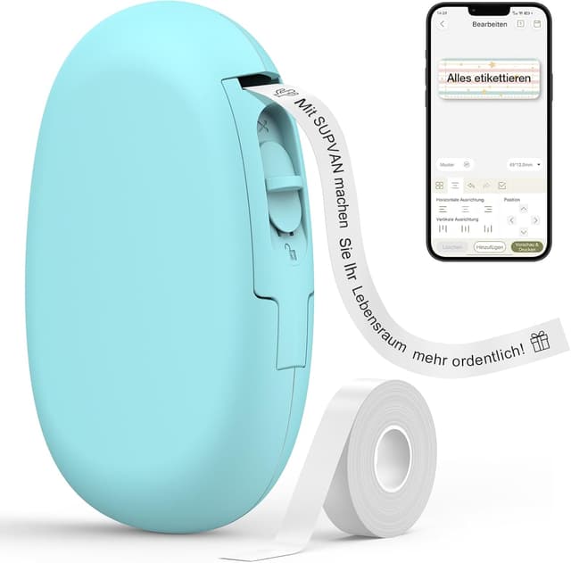 Detalle de SUPVAN E10 Etikettendrucker 15 mm x 6 m