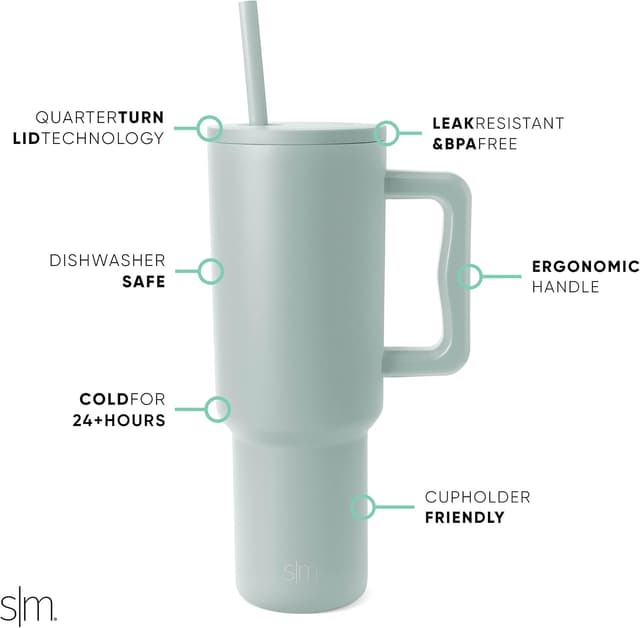 Detalle 2 de Simple Modern Trek Vaso Térmico 1180ml 🌊