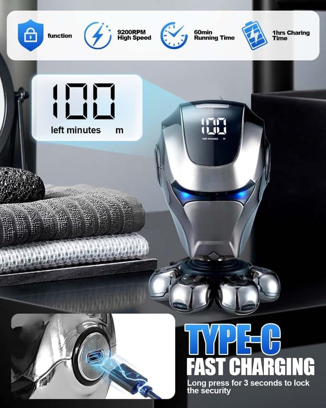 Thumbnail 4 de Rantizon 7D Skull Shaver 2025 LED