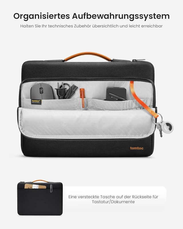Thumbnail 2 de tomtoc 360° Business Laptoptasche für Microsoft Surface Pro (13 Zoll) – CornerArmor & organisierter Stauraum