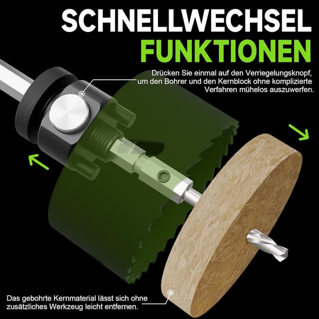 Thumbnail 2 de METOTY Bi-Metall-Lochsäge 19–68mm