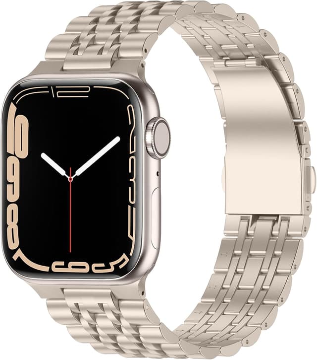 Detalle de Anlinser metal strap for Apple Watch 46mm