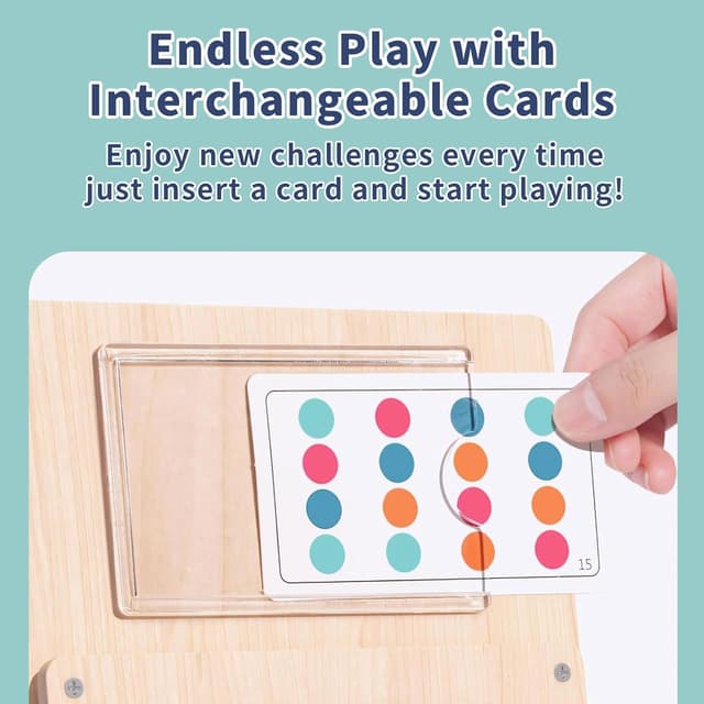 Thumbnail 5 de XYDDXBS Demenz Gedächtnisspiel Holz Memory 12 Karten