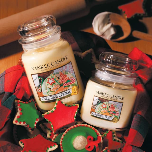 Detalle de Yankee Candle Vela Media Galletas Navidad 🕯
