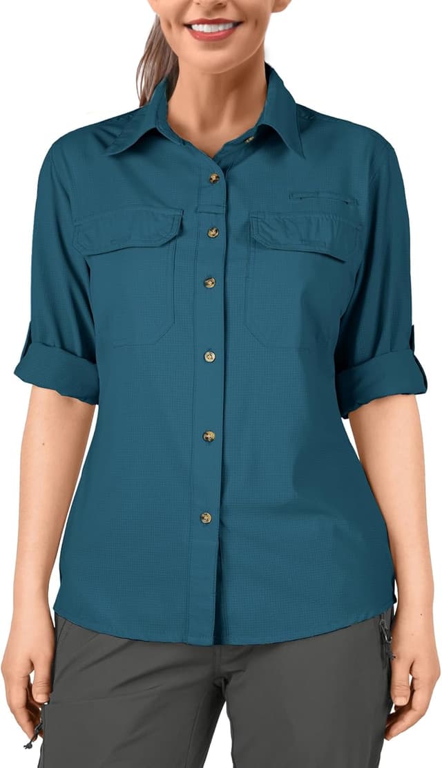 Detalle de 33,000ft Damen UPF50+ Outdoorhemd