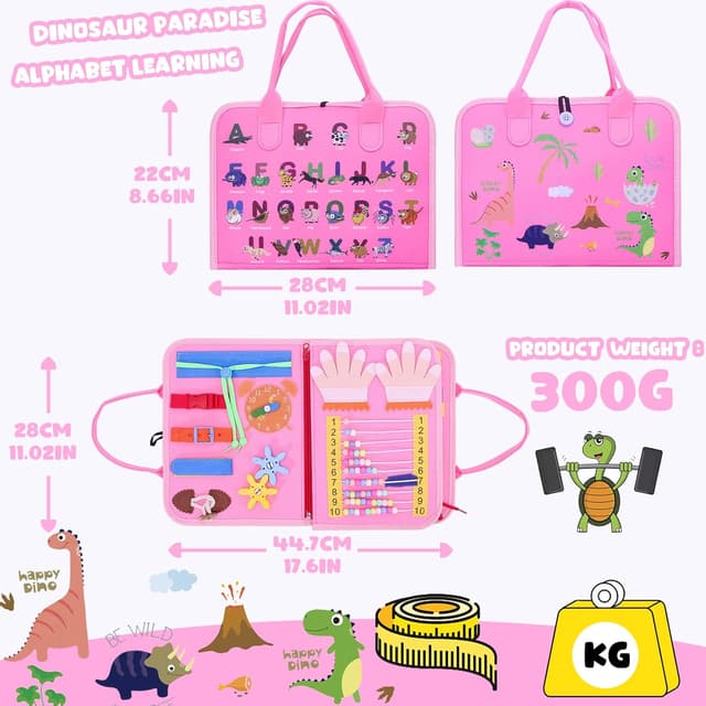 Thumbnail 5 de Busy Board for Toddlers Montessori Sensory Toys for Fine Motor Skills 🎪