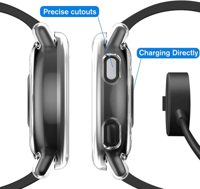 Detalle de FINTIE 3-Pack Screen Protector for Garmin Vivoactive 5 (Soft TPU Case Cover)