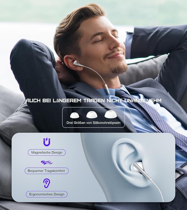 Thumbnail 4 de TUBhanggai USB C Kopfhörer S25 S24 kompatibel