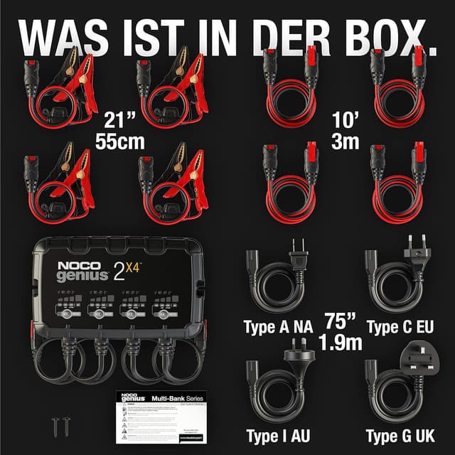 Thumbnail 6 de NOCO GENIUS2X4 Batterieladegerät 4-Bank