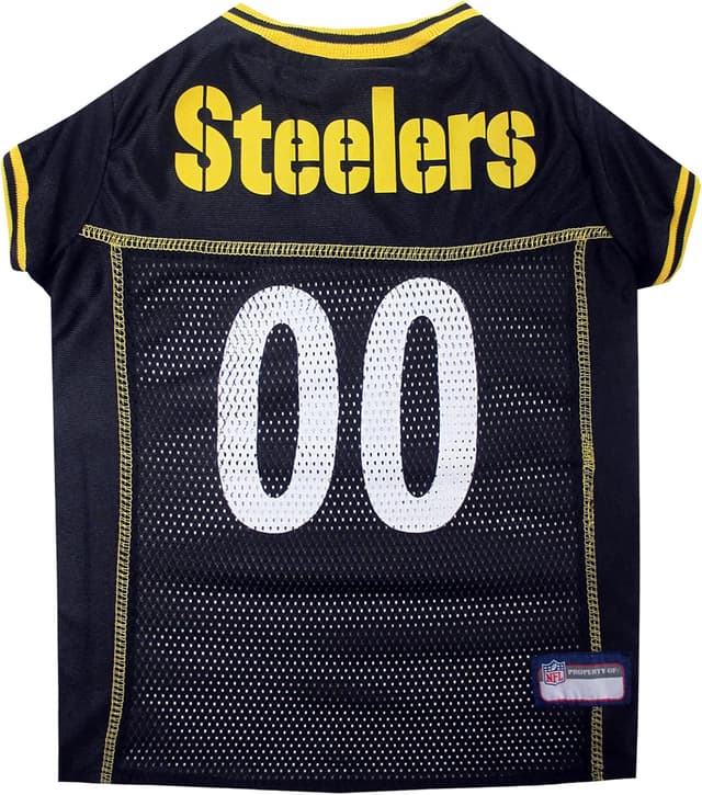 Detalle de NFL Pittsburgh Steelers Dog Jersey (Small) — Officially Licensed Team Gear