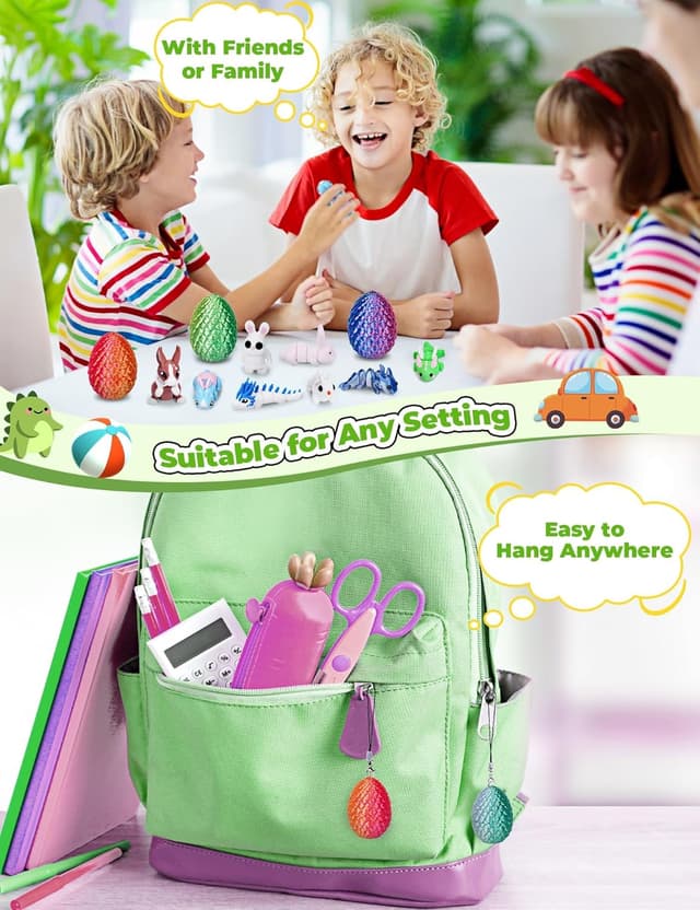 Detalle de 18Pcs dragon egg mini figures A1