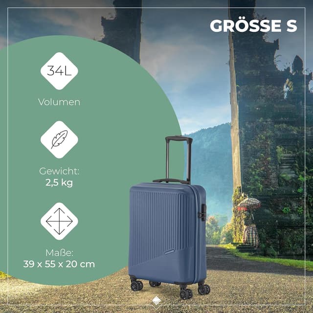 Detalle de Travelite 4‑Rad Koffer Set 96 l