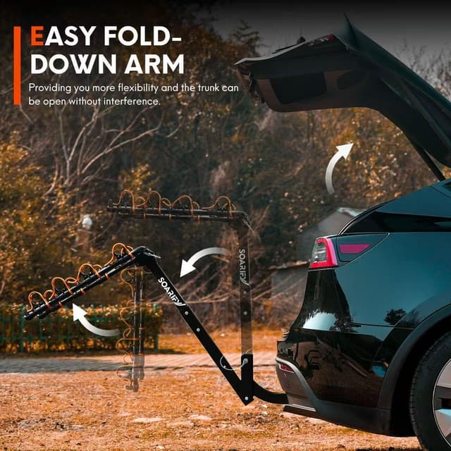 Thumbnail 6 de Soarify 4-Bike Hitch Mount Bike Rack (2" Receiver) for Cars, SUVs, RVs