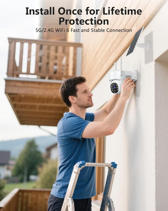 Thumbnail 2 de Gianteye 2K Wireless Outdoor Security Camera 2-pack